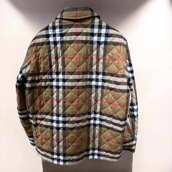 NWT Burberry QUILTED CHECKERED JACKET - Picture 2 of 5